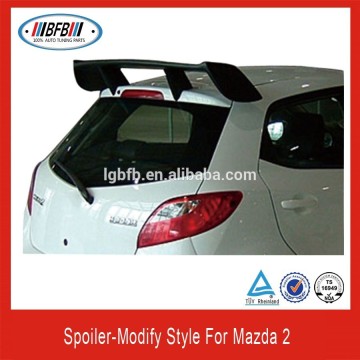 High Quality Primer ABS Spoiler Wing For Mazda 2 2011-2013