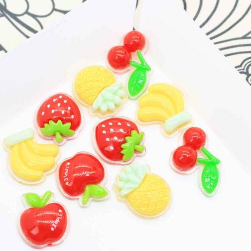 Gemengde Hars Fruit Cabochon Plaksteen Versieringen Decoratie Ambachten Versieringen Voor Scrapbooking Accessoires