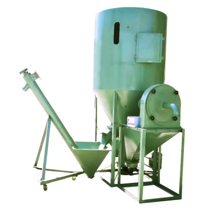 Vertical TMR Feed Mixer for Farmland Drum Poultry Animal Feed Mill