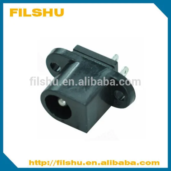 DC Power Jack Socket DC-022 2.1 x 5.5mm with Screw Nut DIY 180-Degree