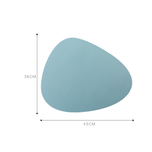 डाइनिंग टेबल के लिए वॉटर ड्रॉप आकार का सिलिकॉन प्लेसमैट
