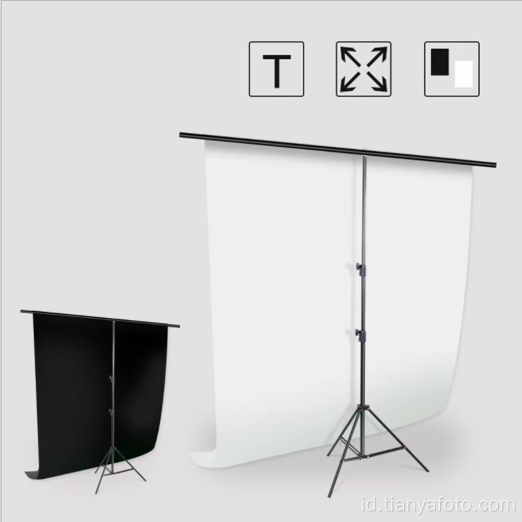 1.5x2m Portabel T-Shape Background Backdrop Stand Holder