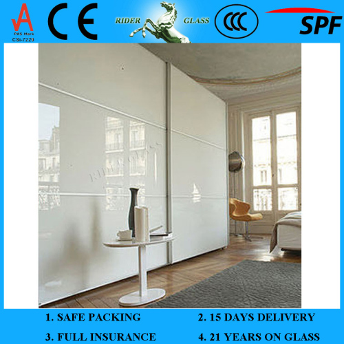 3-6mm Extra Ultra Clear Ceramic Painted Lacquered Spandrel Glass