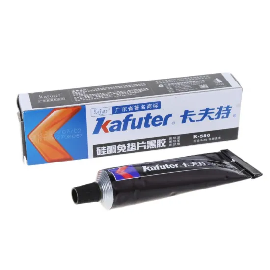 K-586 Black Silicone Free-gasket Waterproof Car Motorcycle Repairing Glue