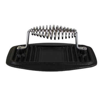 22.6x13.2cm Cast Iron Steak & Burger Press: Perfecting Your Hamburger Game