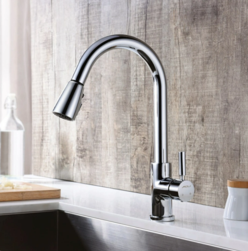 High-strength pull-out kitchen faucet