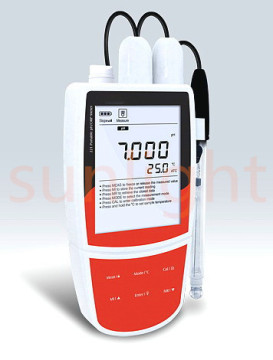 Handheld pH/ORP/Temperature 3 in 1 Meter, pH Meter, ORP Meter, Datalogger, USB Communication, PH221