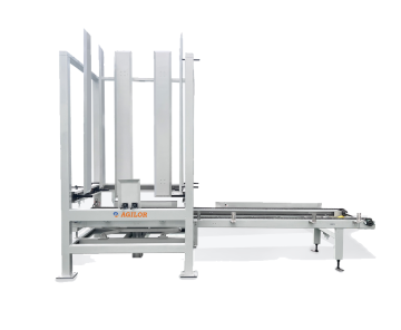 Automatischer Palettenspender für die Packlinie