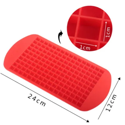 Food Grade Thickened 160 Lattice Silicone Ice Cube Maker for Summer Cold Drinks