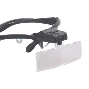 Portable LED Illuminated Headband Magnifying Glass