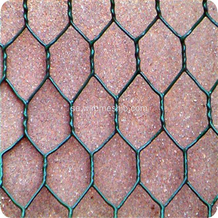 PVC Coted Hexagonal Wire Netting För Kyckling House