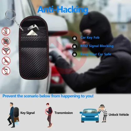 2023 RFID Signal Blocking Bag - Car Key Case and Keyless Car Key Protector Pouch