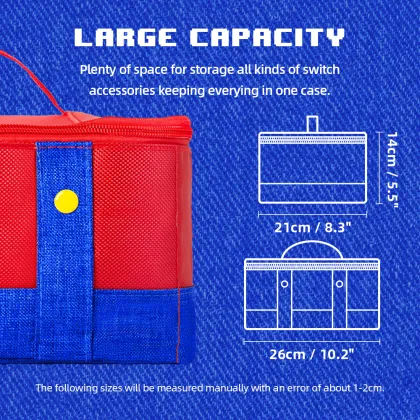 Portable Storage Messenger Bag for Nintendo Switch - Video Game Travel Case