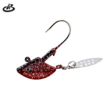 Premium Fishing Gear: Glow Crappie Jig Heads, Swim Bait Hooks, Willow Blade Spinners, and High-Quality Fishing Baits