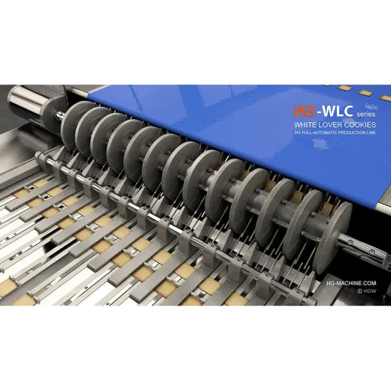 White Lover Thin Cookies Making Equipment | Sandwich Thin Cookies Production Line | Biscuit Baking Machinery Factory Price