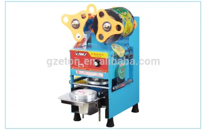 Chinese commercial plastic cup sealing machine on sale