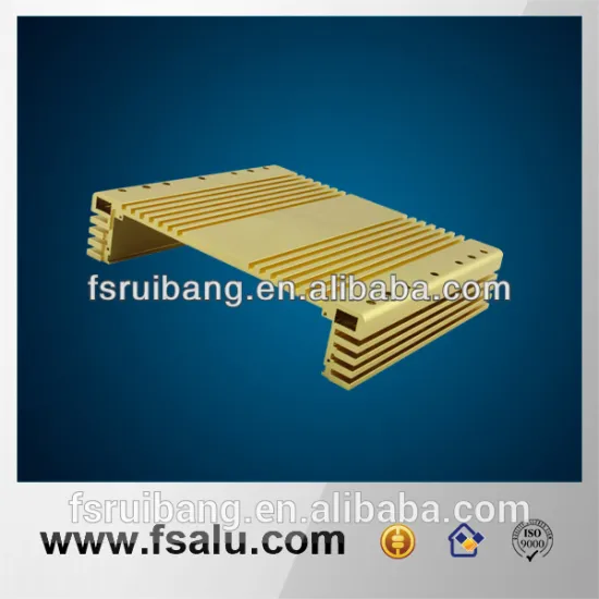 sandblast and anodize extrusion aluminum heat sink case