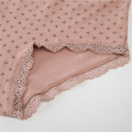 Fancy lady intimo traspirante in puro cotone organico con stampe