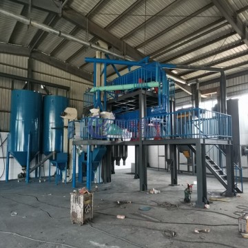 Machine de fabrication de charbon de bois à coque à coco avec équipement de gazéificateur de biomasse