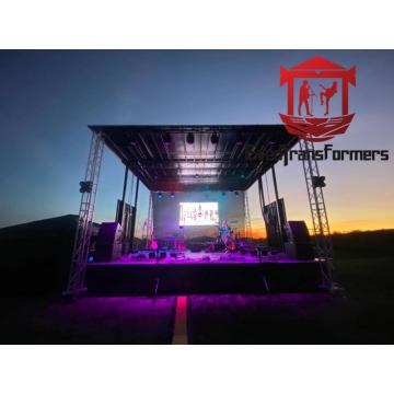 Trailer de escenario de eventos musicales