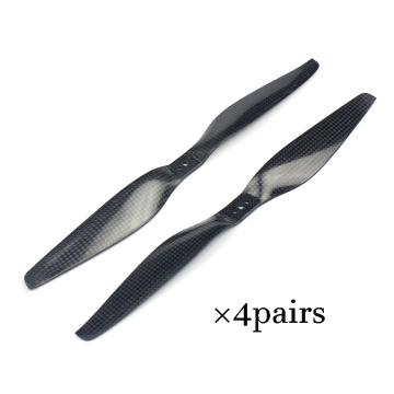 JMT 4Pairs 12x5.5 3K Carbon Fiber Propeller CW CCW 1255 CF Prop Con For Multicopter Quadcopter Hexacopter Drone F06791-4