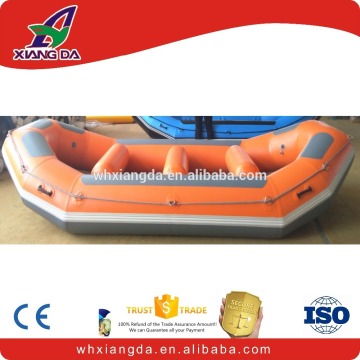 New design inflatable self bailing whitewater raft
