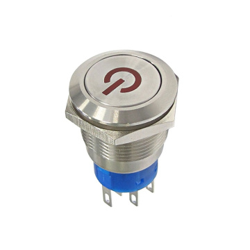 Metal Momentary waterproof 12V led switch