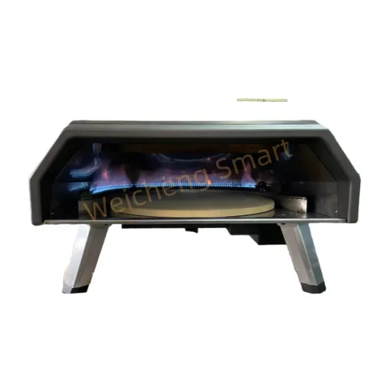 Portable Rotating Gas Pizza Oven for Quick Outdoor Cooking