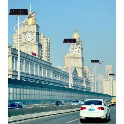 Farola solar todo en dos personalizada