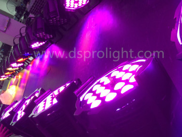 18PCS 15W RGBWA LED Zoom PAR Light