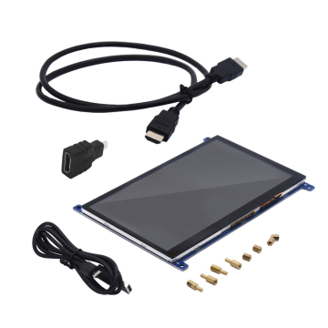 7.0 Inch HDMI Monitor 1024x600 Pixel LCD for Raspberry Pi 4 & Pi 3 B+