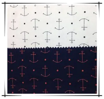 printed woven fabric for making t-shirt