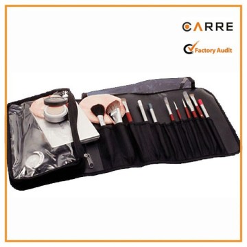 nylon professional makeup artist tools organizer cosmetic make up brush bag