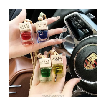 Luxury Portable Mini Bouteille de désraquage d'air de voiture en bois suspendu