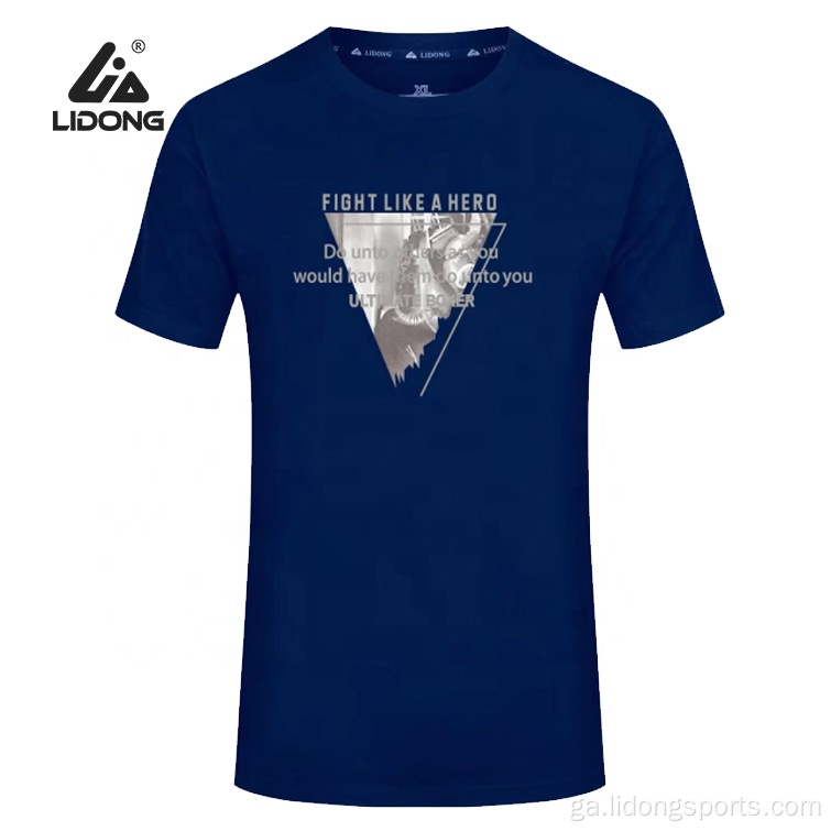 T-léine priontála Tshirt cadáis le do lógó féin