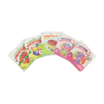 Hot Selling TPR Cartoon Rubber Eraser Multicolor Office Stationery