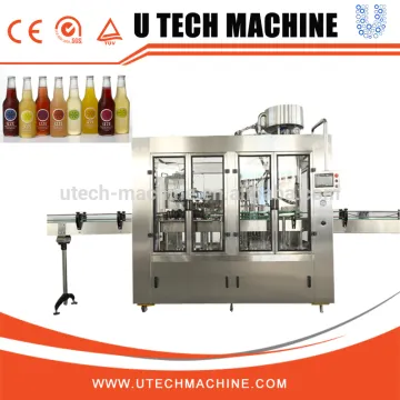 Automatic Juice Glass Bottle Filling Machine/Glass Bottle juice Filling Line