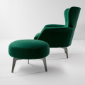 Fauteuil Bonaldo Lovy en tissu version basse