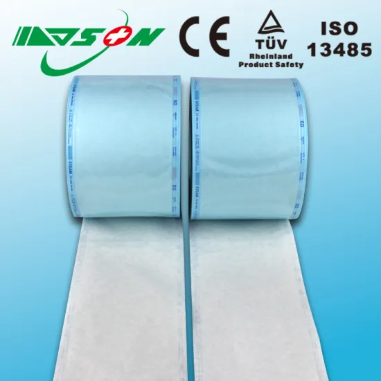 Guangdong medical supplier sterile plat pouch reel