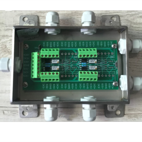 Caja de conexiones digital de acero inoxidable para báscula de camión