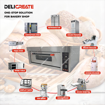 Single Deck Commercial Mini Baking Machine - Factory Outlet Gas Deck Oven