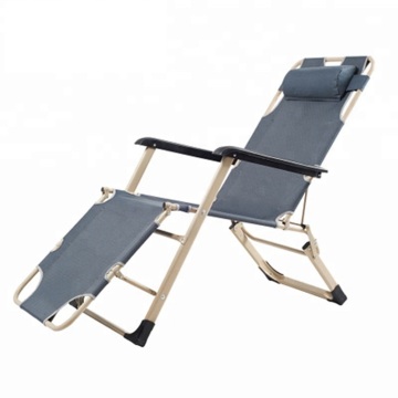 Good quality  Support customized outdoor metal folding chairs luxury folding garden chairs Foldable recliner