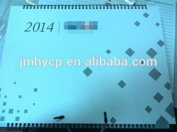 2015 fancy custom hand made print small size daily use desk calendar