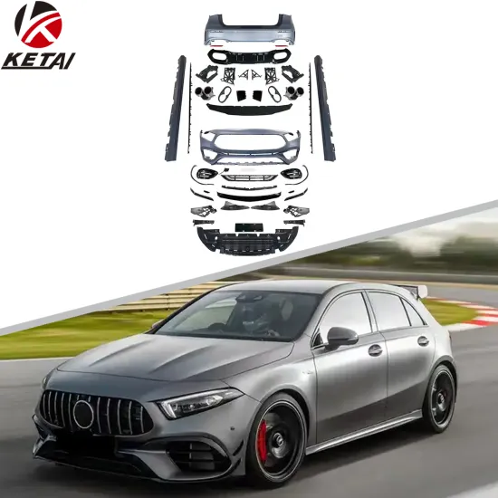 High-Quality A45 AMG Style Body Kit for BENZ W177 Hatchback 2019-2022