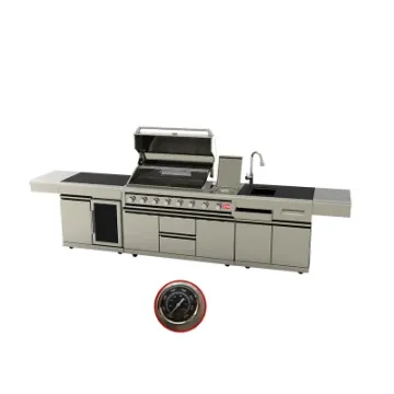 Wholesale 304 Stainless Steel Quality BBQ Grills Modular Outdoor Cabinet