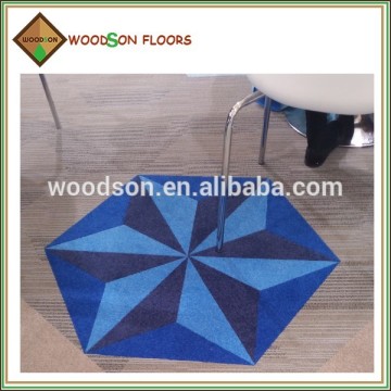Removable Stars Design Fire Proof Nylon Hotel Carpet Tiles