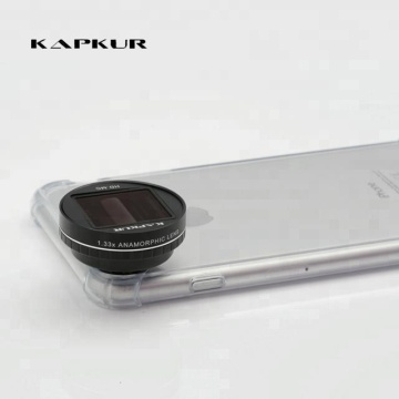 1.33X Anamorphic Lens for Smartphone with Horizontal Light Flare