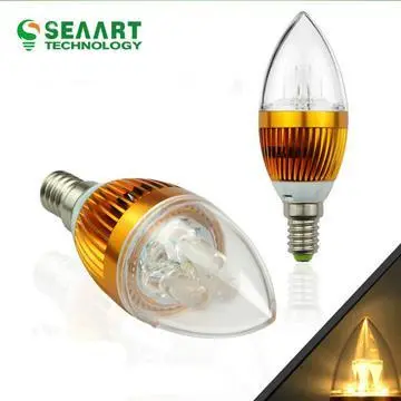 candle shape B15 3*1w candle light candle light LED