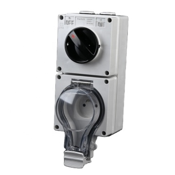 iGERCN Weatherproof Socket: IP66 Rated Outdoor Switch Outlet with Flame Retardant Socket for Enhanced Safety and Durability