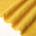 Lemon Yellow Wool Mohair Knit Boucle Fabric